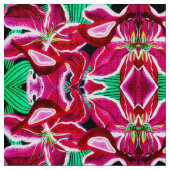 Summer Lilies Stof (Close Up)