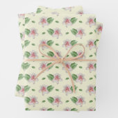 Summer Lily Floral Seamless Pattern Inpakpapier Vel (In situ)