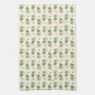 Summer Lily Floral Seamless Pattern Theedoek