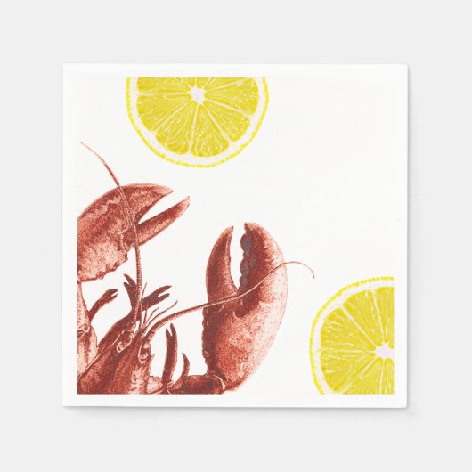 Summer Lobster Boil Party Servet (Voorkant)