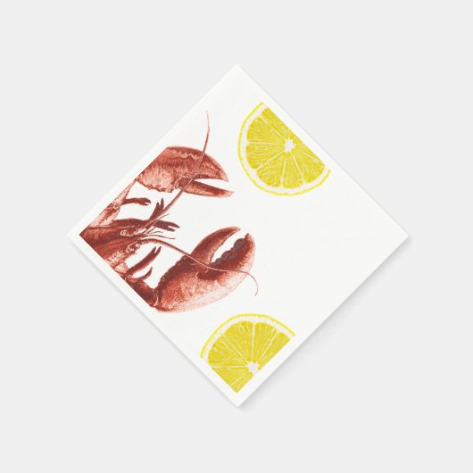 Summer Lobster Boil Party Servet (Hoek)