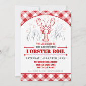 Summer Lobster Boil Picnic Party - uitnodiging (Voorkant)