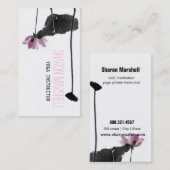 Summer Lotus Oriental Zen Photography Visitekaartje (Voorkant / Achterkant)