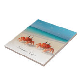 Summer Love - Beach Onderzetter Tegeltje (Zijkant)