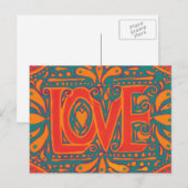Summer Love Briefkaart (Voorkant / Achterkant)