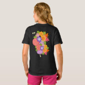  Summer Love Flower Bright Bloom Garden T-shirt (Achterkant volledig)