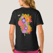  Summer Love Flower Bright Bloom Garden T-shirt (Achterkant)