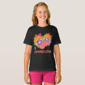  Summer Love Flower Bright Bloom Garden T-shirt (Voorkant volledig)