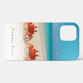 Summer Love - iPhone 12 Stoere Hoesje 2 Krabben (Achterkant (horizontaal))