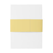 Summer Love Minimalist Pastel Yellow Weddenschap Uitnodigingen Wikkel (Achterkant Voorbeeld)