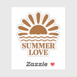 Summer Love Minimalist Sticker