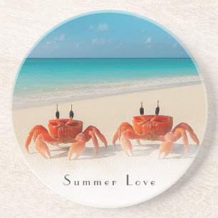 Summer Love - Sandstone Beach Onderzetter