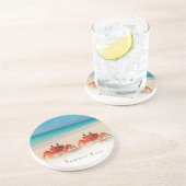 Summer Love - Sandstone Beach Onderzetter (Zijkant)