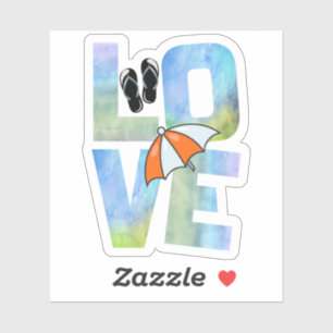 Summer Love Vibe Sticker