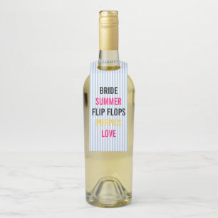 Summer Lovin Bruid & Company Bruiloftsfeest Bruids Flessenhanger