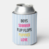 Summer Lovin Fiesta Bridal Party Personalized Blikjeskoeler (Blikje Voorkant)