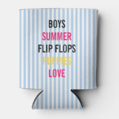 Summer Lovin Fiesta Bridal Party Personalized Blikjeskoeler (Voorkant)