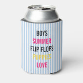 Summer Lovin Fiesta Bridal Party Personalized Blikjeskoeler (Blikje Achterkant)