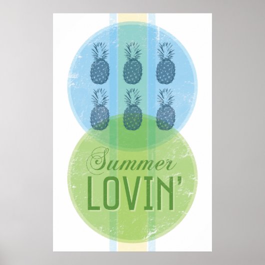 Summer Lovin' Retro Poster (Voorkant)