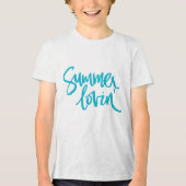 Summer lovin' Tri-Blend shirt (Voorkant)