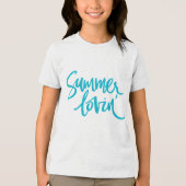 Summer lovin' Tri-Blend shirt (Voorkant)