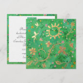 Summer Magic Invitation Kaart (Voorkant / Achterkant)