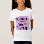 Summer Make me Happy T-shirt (Voorkant)