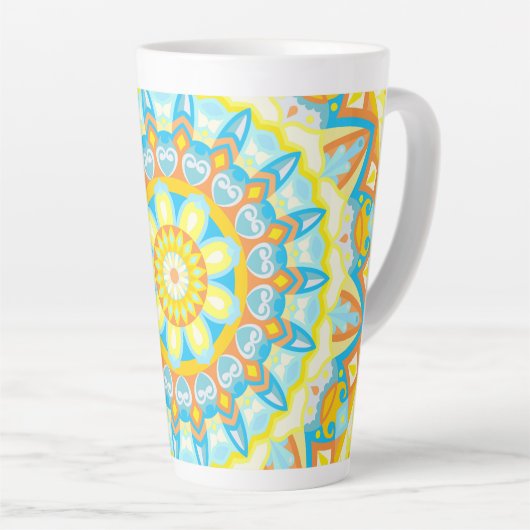 Summer Mandala Latte Mok (Rechterhoek)