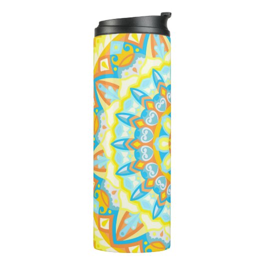 Summer Mandala Thermosbeker (Gedraaid links)