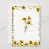 Summer Mason Jar Bridal Shower Kaart (Achterkant)