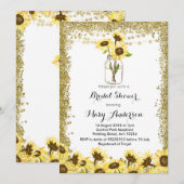 Summer Mason Jar Bridal Shower Kaart (Voorkant / Achterkant)