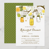 Summer Mason Jars | Pleitzitting Kaart (Voorkant / Achterkant)