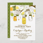 Summer Mason Jars | Uitnodiging van de indienende  (Voorkant / Achterkant)