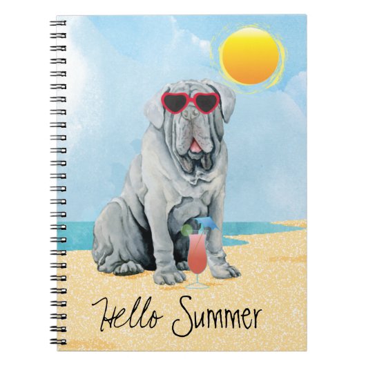 Summer Mastino Notitieboek (Voorkant)