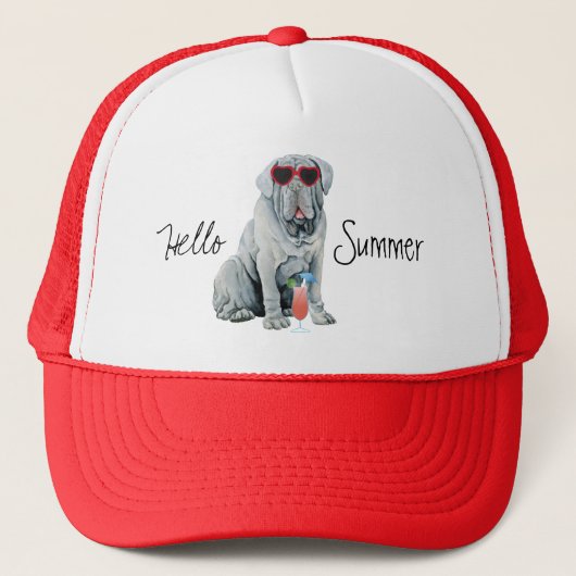 Summer Mastino Trucker Hat Pet (Voorkant)