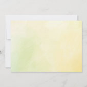 Summer Meadow en Wildbloemen Elegant Baptisme Kaart (Achterkant)