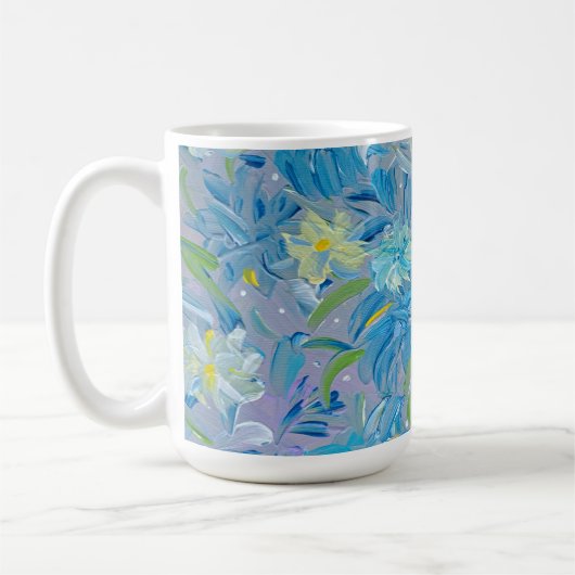 Summer Meadow Floral Coffee Mok (Links)