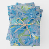 Summer Meadow Floral Wrapping Papier Inpakpapier Vel (In situ)