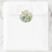 Summer Meadow Flowers Queen Anne's Lace  Ronde Sticker (Tas)