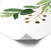 Summer Meadow | Teken voor ononderbroken weddensch Poster (Hoek)