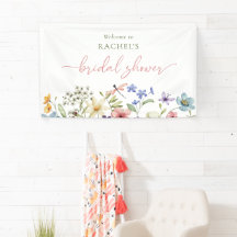 Summer Meadow Wildflower Vrijgezellenfeest Banner