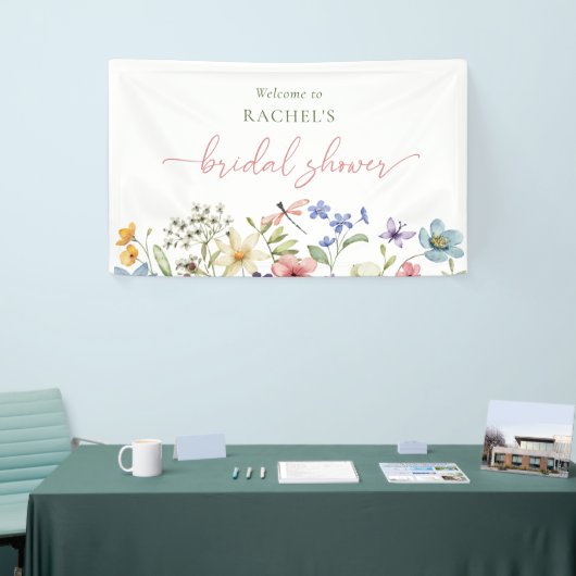 Summer Meadow Wildflower Vrijgezellenfeest Banner (Beurs)