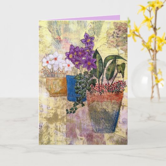 Summer Medley van Flowers Kaart (Gele Bloem)