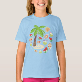 Summer Memories gekleurd T-shirt