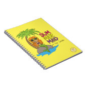 Summer Mermaid Cute Notitieboek Yellow (Rechterzijde)