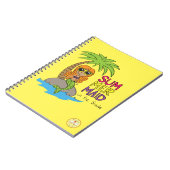 Summer Mermaid Cute Notitieboek Yellow (Linkerzijde)