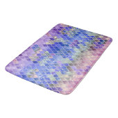 Summer Mermaid Glitter Scales #3 (Faux Glitter) Badmat (Gekanteld)