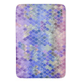 Summer Mermaid Glitter Scales #3 (Faux Glitter) Badmat (Voorkant Verticaal)