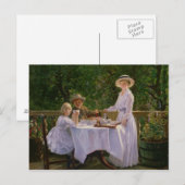 Summer middag Tea Briefkaart (Voorkant / Achterkant)