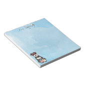 Summer Miniature Schnauzer Notitieblok (Schuin)